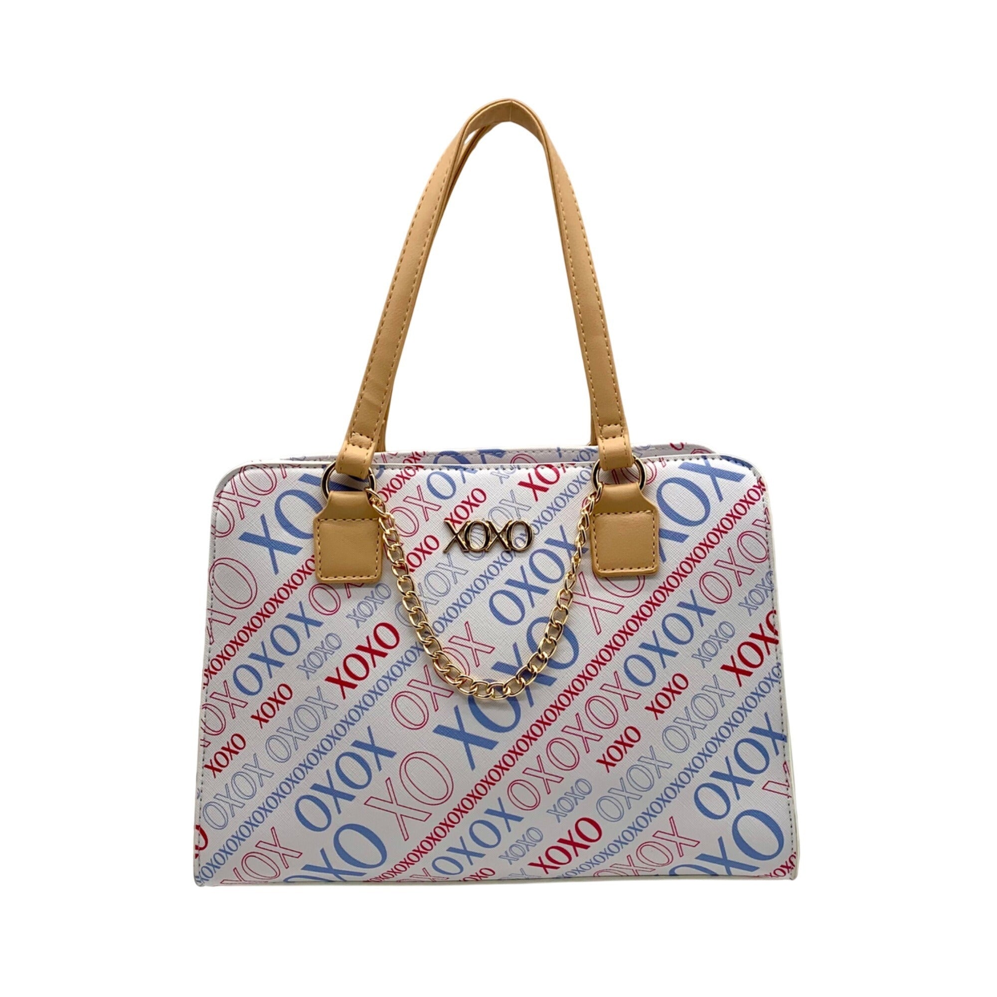 Xoxo White Satchel Bag