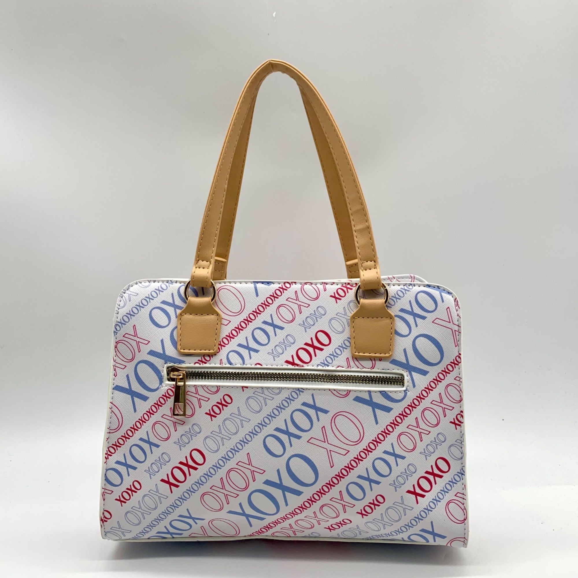 Xoxo White Satchel Bag