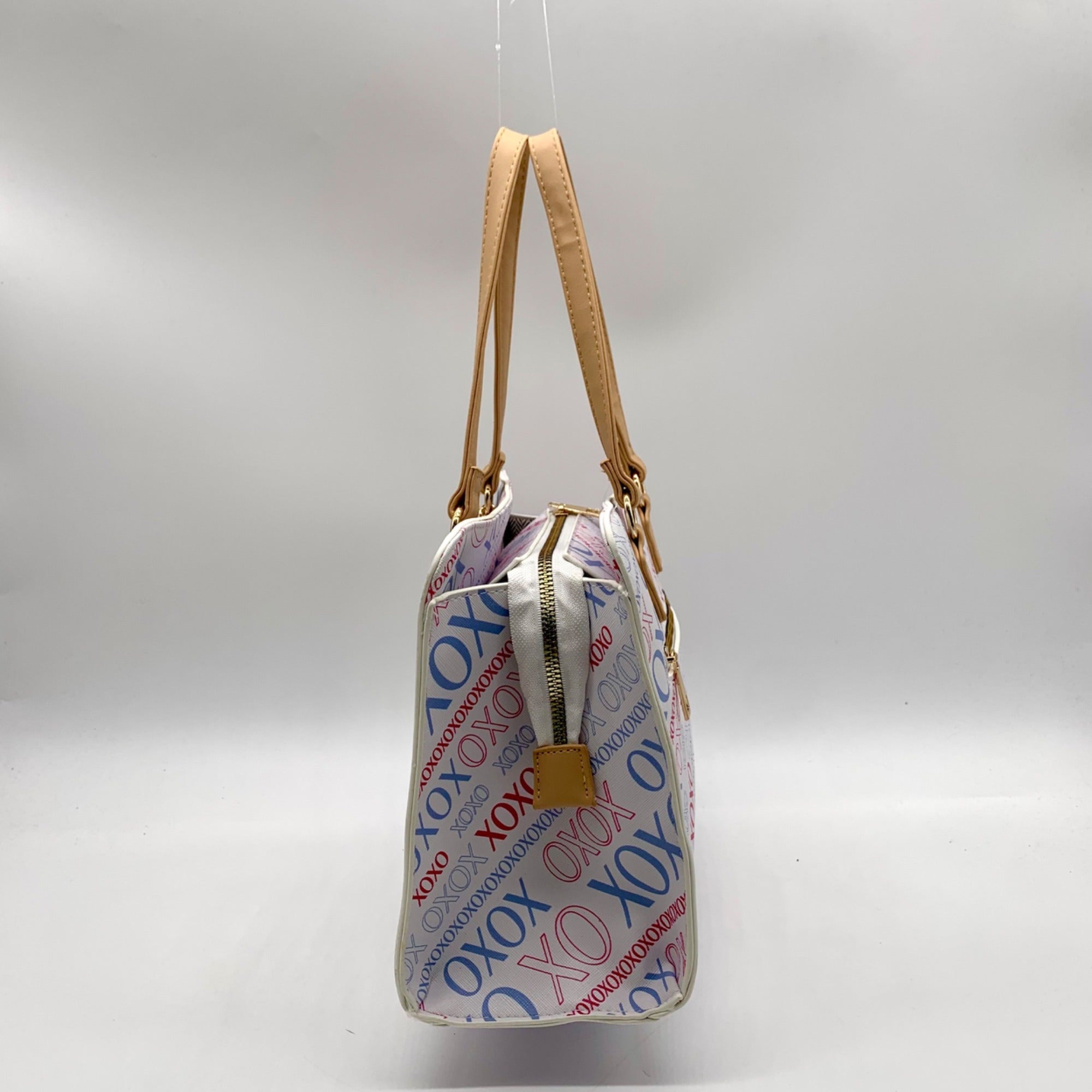 Xoxo White Satchel Bag