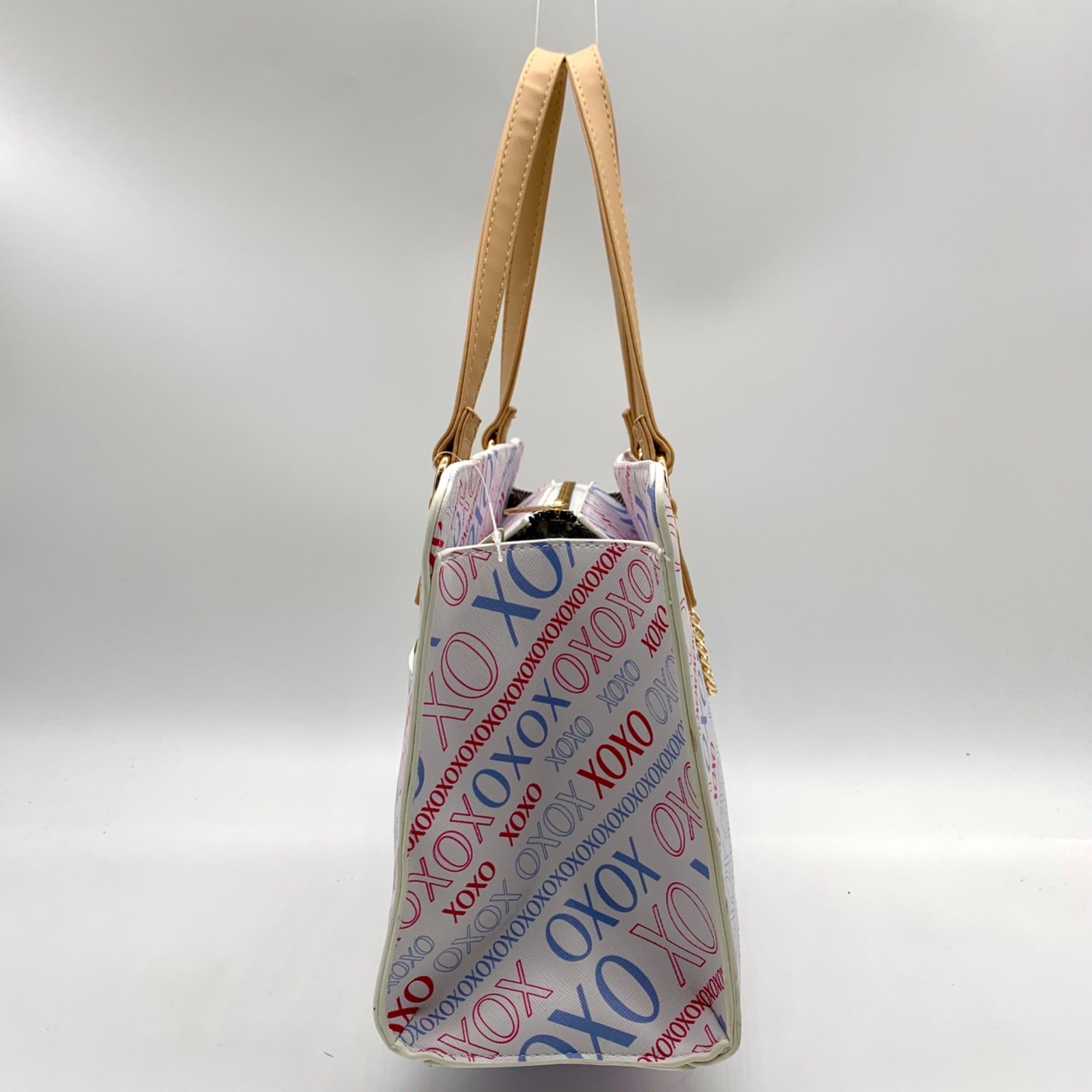 Xoxo White Satchel Bag