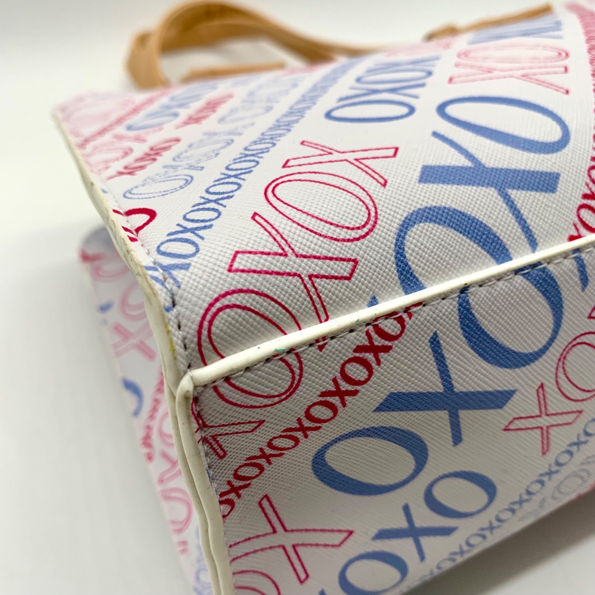 Xoxo White Satchel Bag