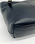 Anne Klein Black Faux Leather Pocket Tote Bag