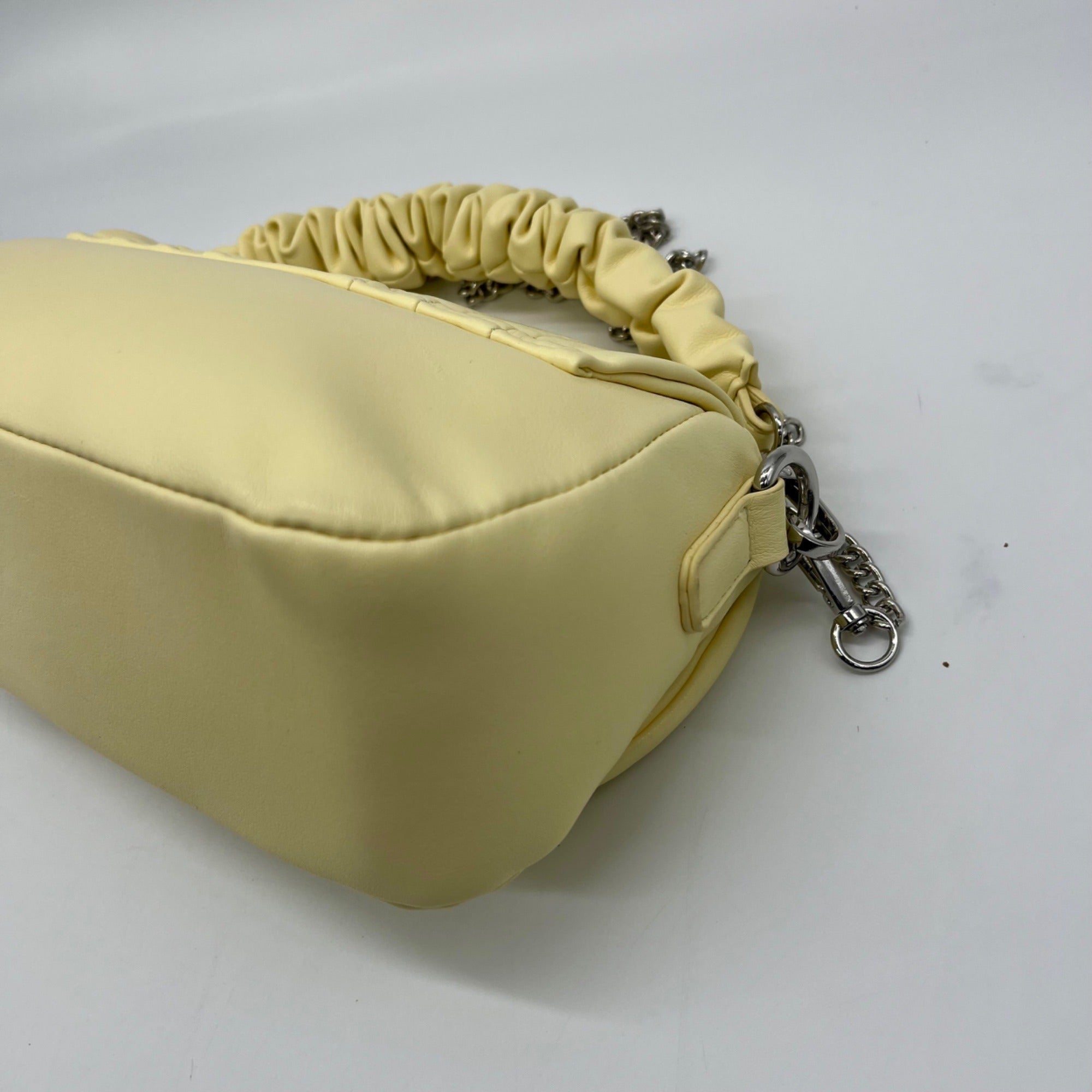 Urban Express Cream Leather Crossbody Bag