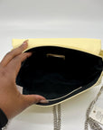 Urban Express Cream Leather Crossbody Bag