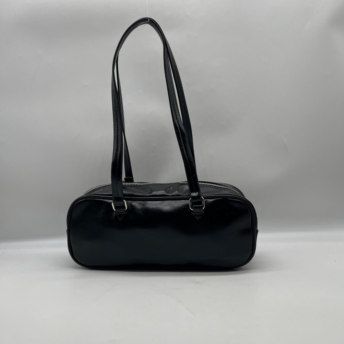 Madden Girl Black Faux Leather Shoulder Bag