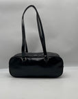 Madden Girl Black Faux Leather Shoulder Bag