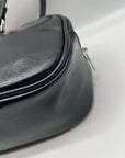 Madden Girl Black Faux Leather Shoulder Bag