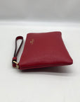 Coach Corner Red Zip Wristlet