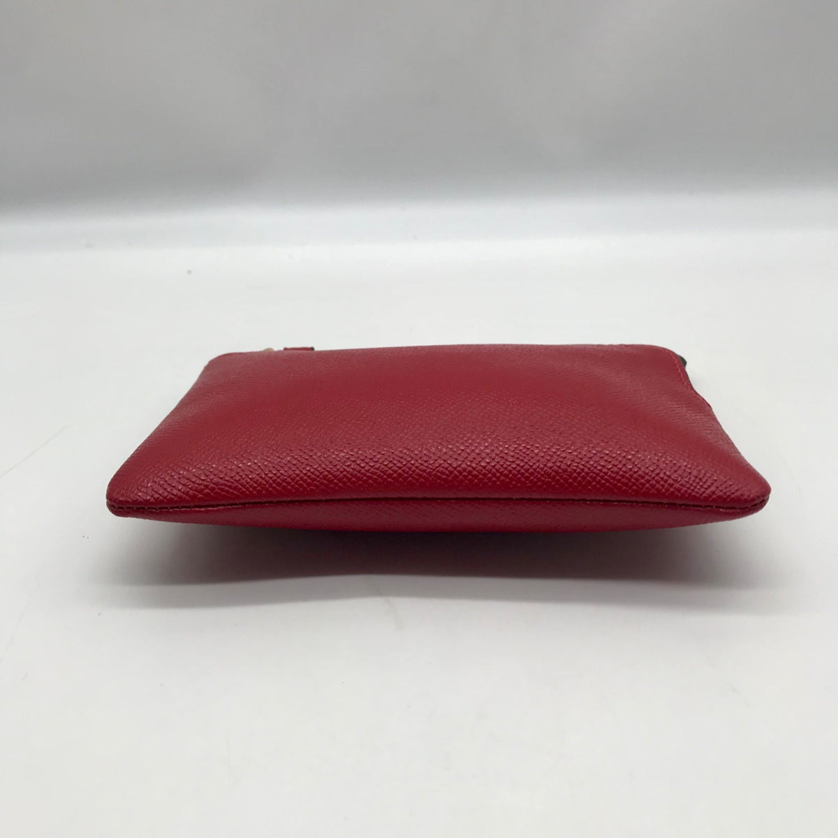 Coach Corner Red Zip Wristlet