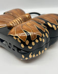 Timmy Woods Handcarved Arcadia Wood Butterfly Crossbody Bag