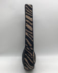 On 34th Black and Gold Zebra Beaded Shoulder Bag