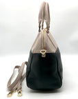 Kate Spade Summit Court Black/Mousse Colorblock Leather Brantley Satchel