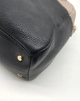 Kate Spade Summit Court Black/Mousse Colorblock Leather Brantley Satchel