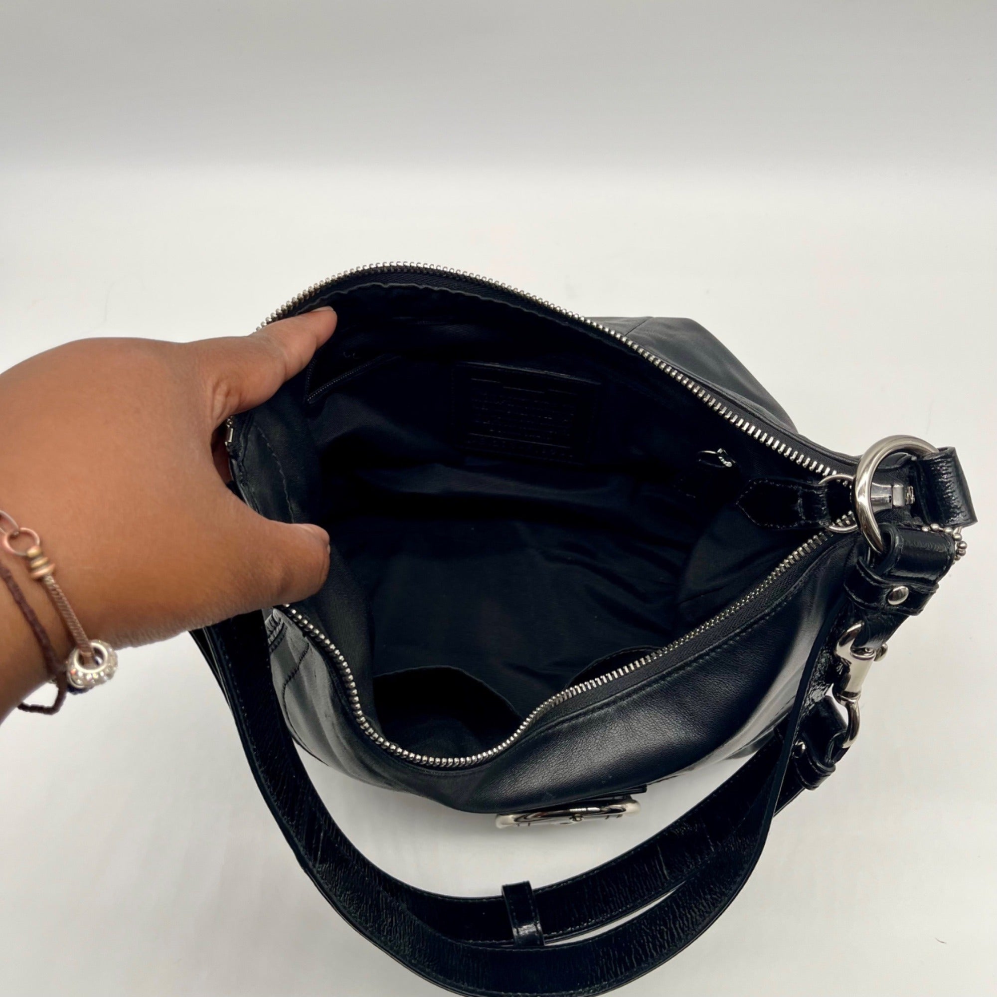 Coach Black Soho Legacy Flap Leather Shoulder Bag f198580