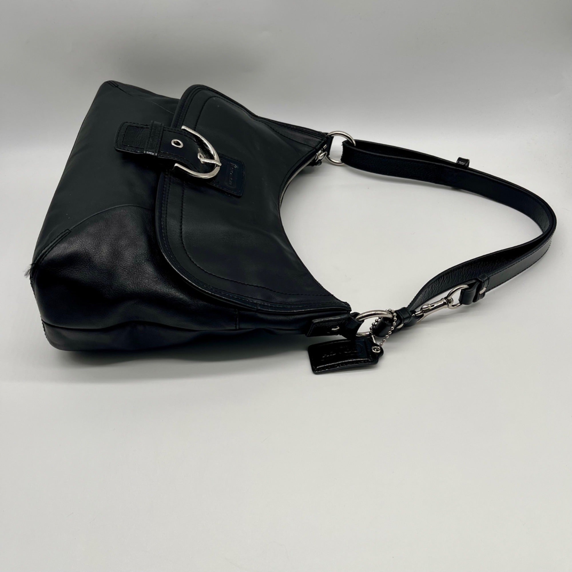 Coach Black Soho Legacy Flap Leather Shoulder Bag f198580