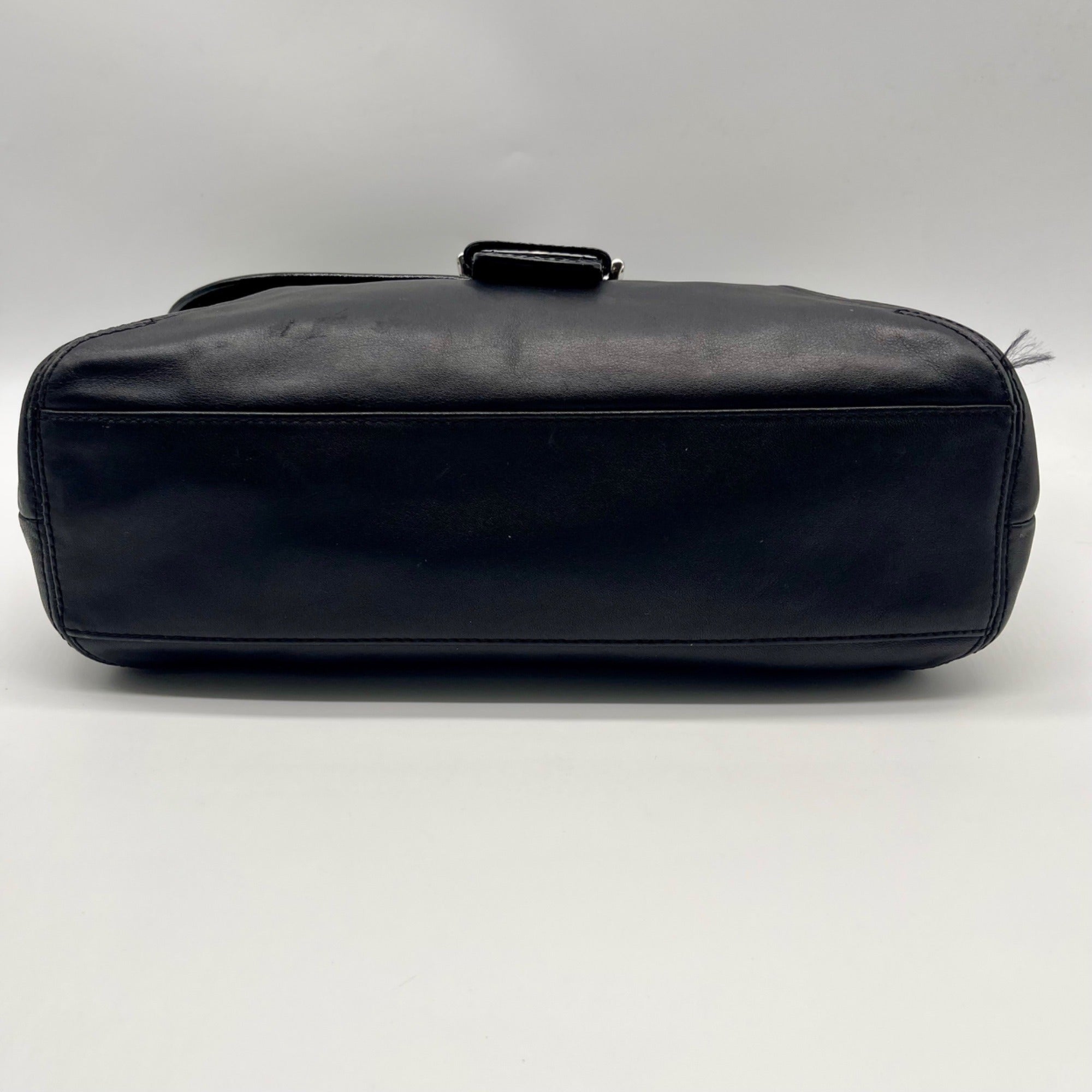 Coach Black Soho Legacy Flap Leather Shoulder Bag f198580