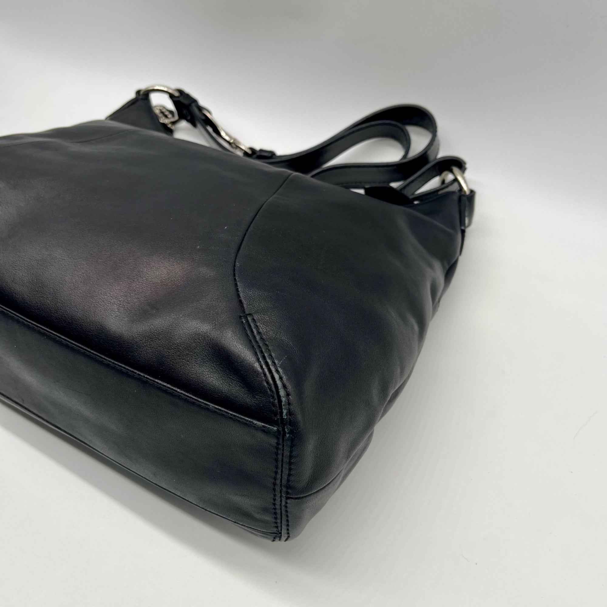 Coach Black Soho Legacy Flap Leather Shoulder Bag f198580