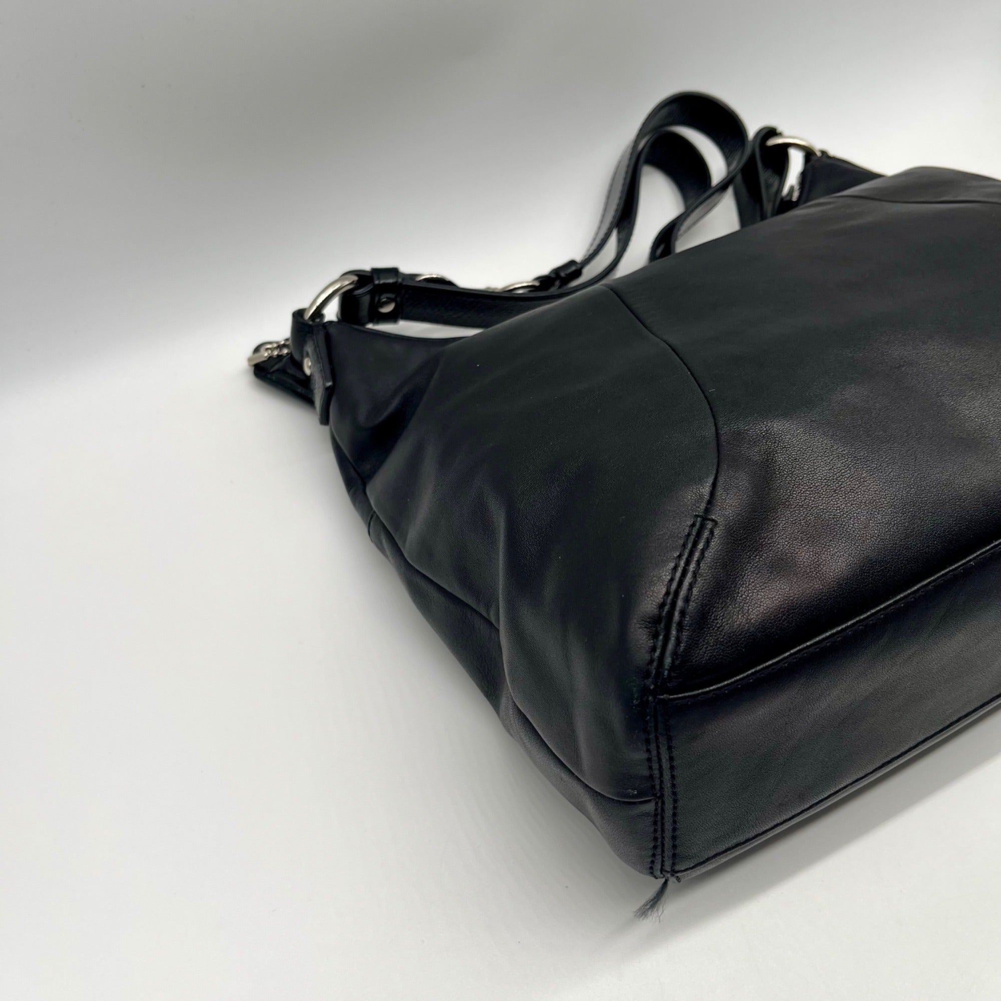 Coach Black Soho Legacy Flap Leather Shoulder Bag f198580