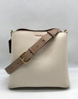 Coach Cream Pebbled Leather Willow Bucket Bag C3766