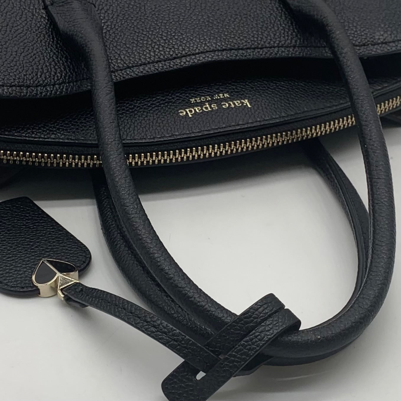 Kate Spade Margaux Black Leather Crossbody Satchel