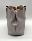 Guess Lavender Pebbled Faux Leather Top-Handle Satchel
