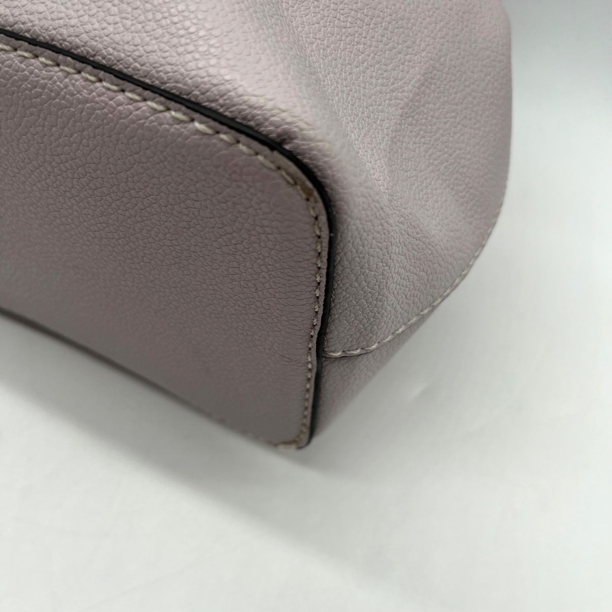 Guess Lavender Pebbled Faux Leather Top-Handle Satchel