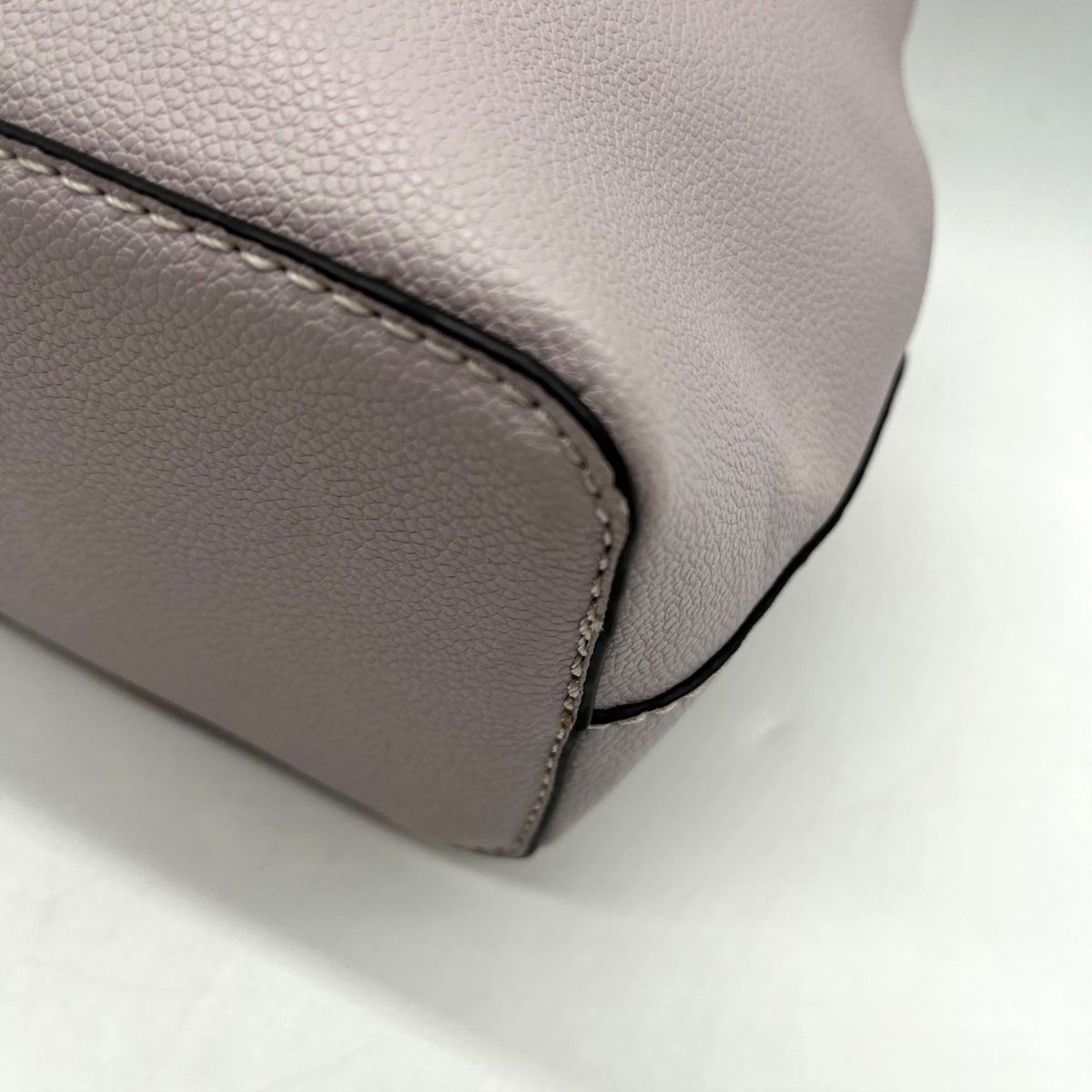 Guess Lavender Pebbled Faux Leather Top-Handle Satchel