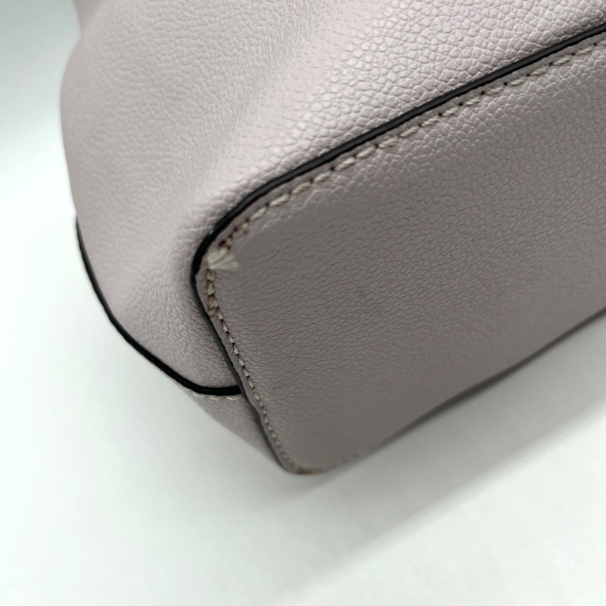 Guess Lavender Pebbled Faux Leather Top-Handle Satchel