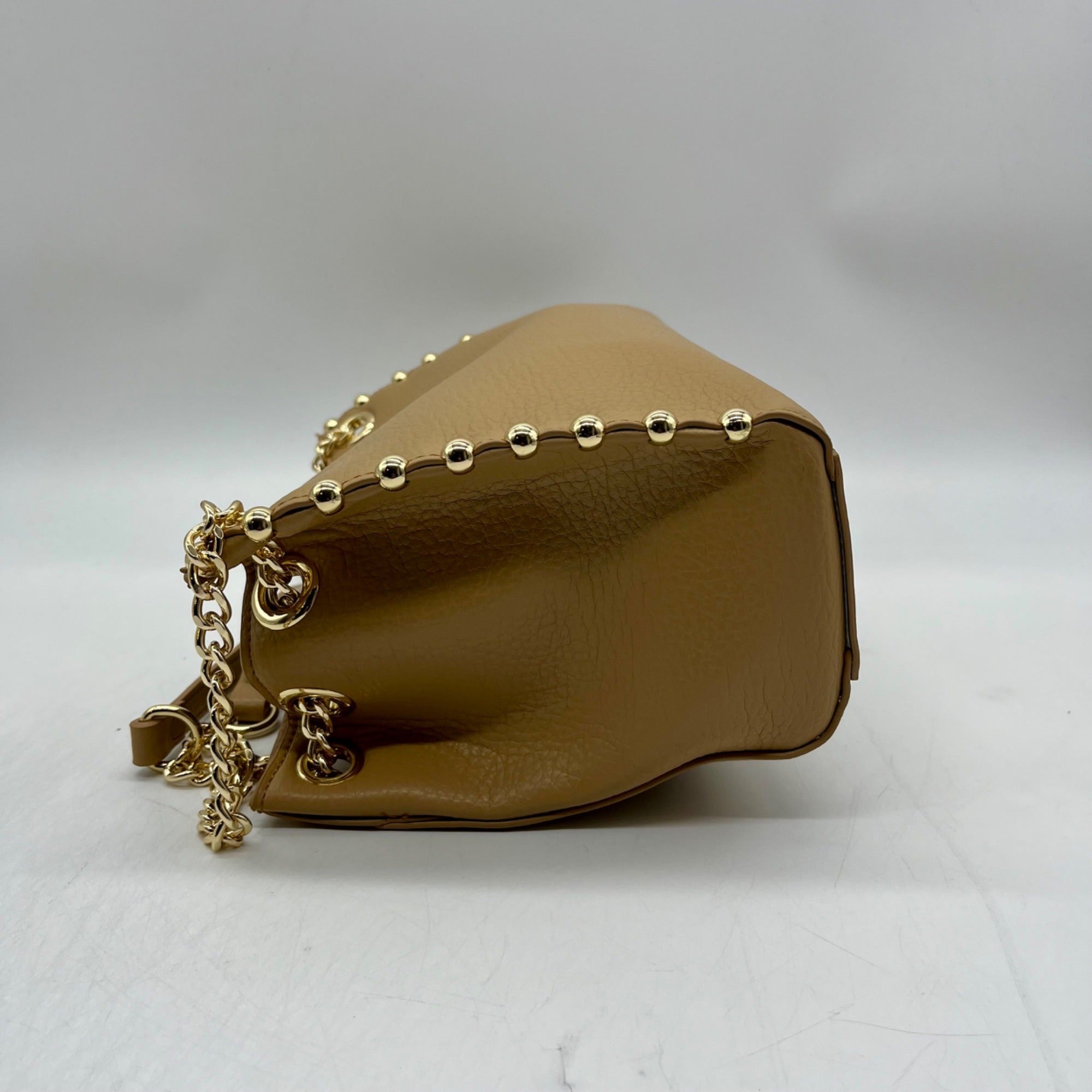 I.N.C. International Concepts Beige Leather Shoulder Bag