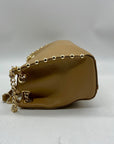 I.N.C. International Concepts Beige Leather Shoulder Bag