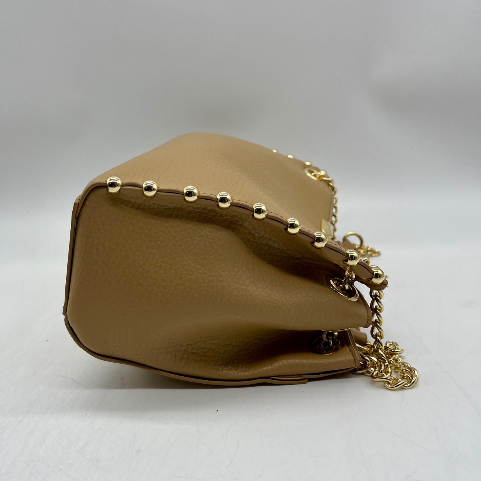 I.N.C. International Concepts Beige Leather Shoulder Bag