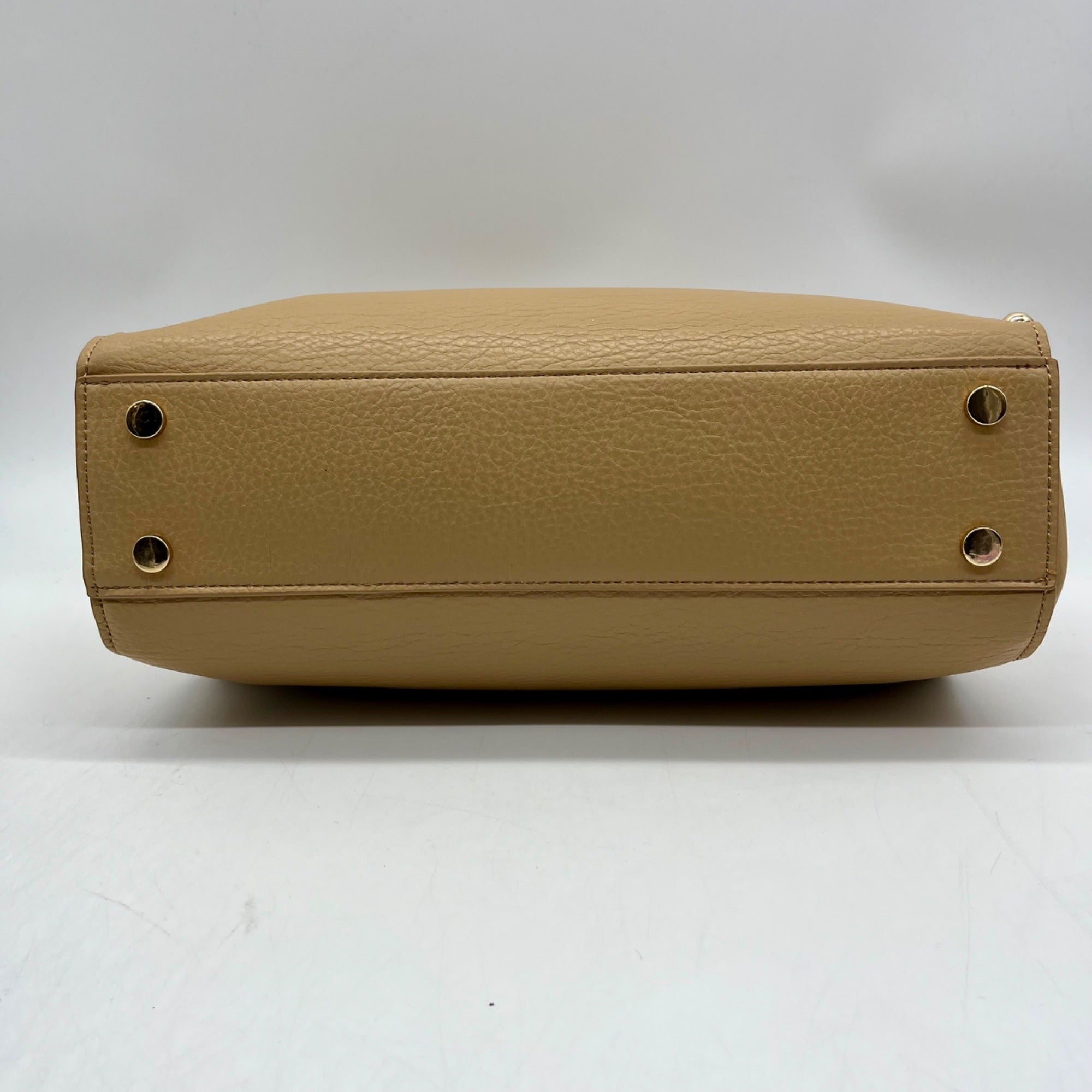 I.N.C. International Concepts Beige Leather Shoulder Bag