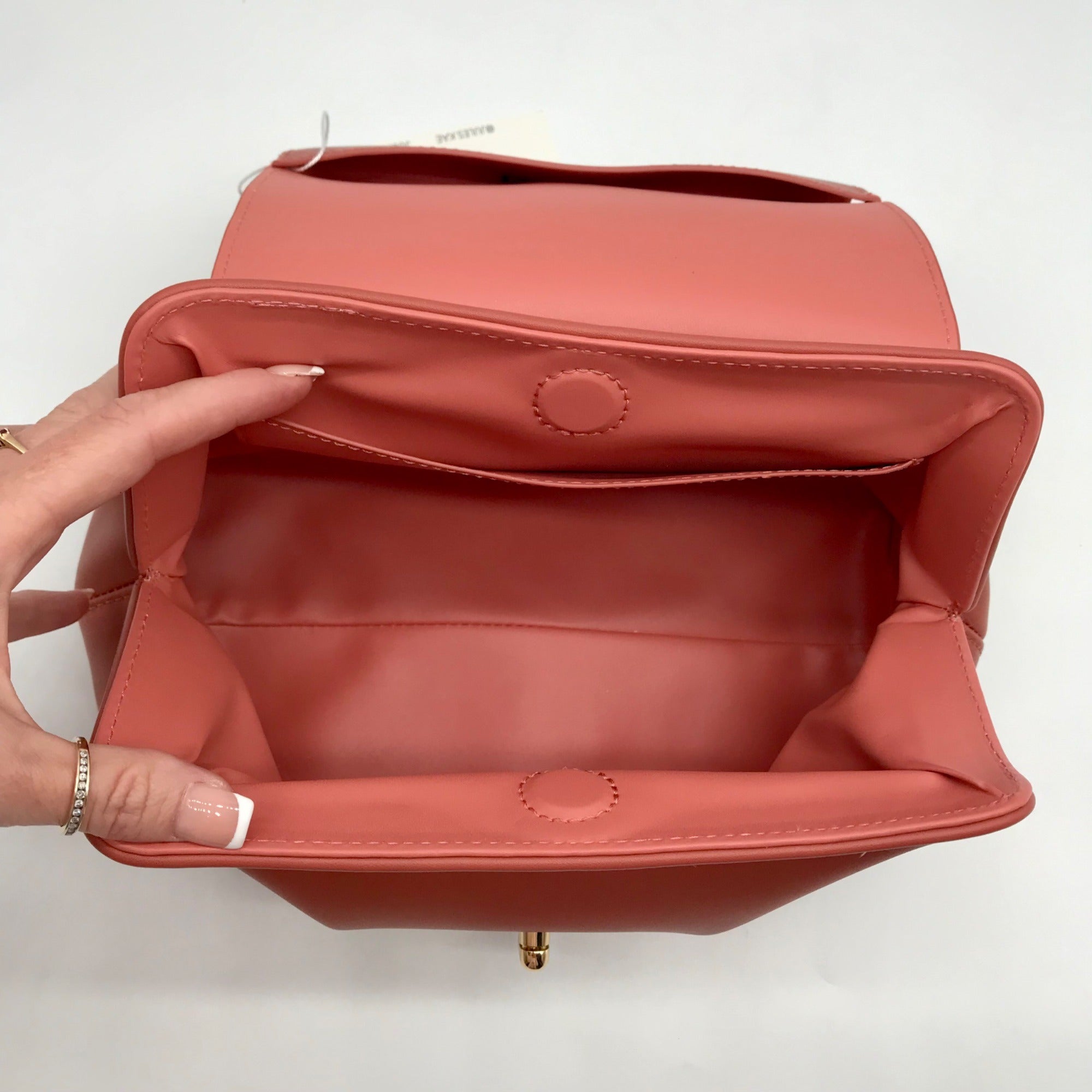 Jules Kae Rosewood Ellie Turn Lock Clutch