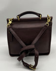 Coach Mahogany Leather Willis Convertible Crossbody Bag-9927
