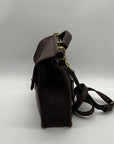 Coach Mahogany Leather Willis Convertible Crossbody Bag-9927
