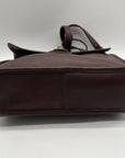 Coach Mahogany Leather Willis Convertible Crossbody Bag-9927