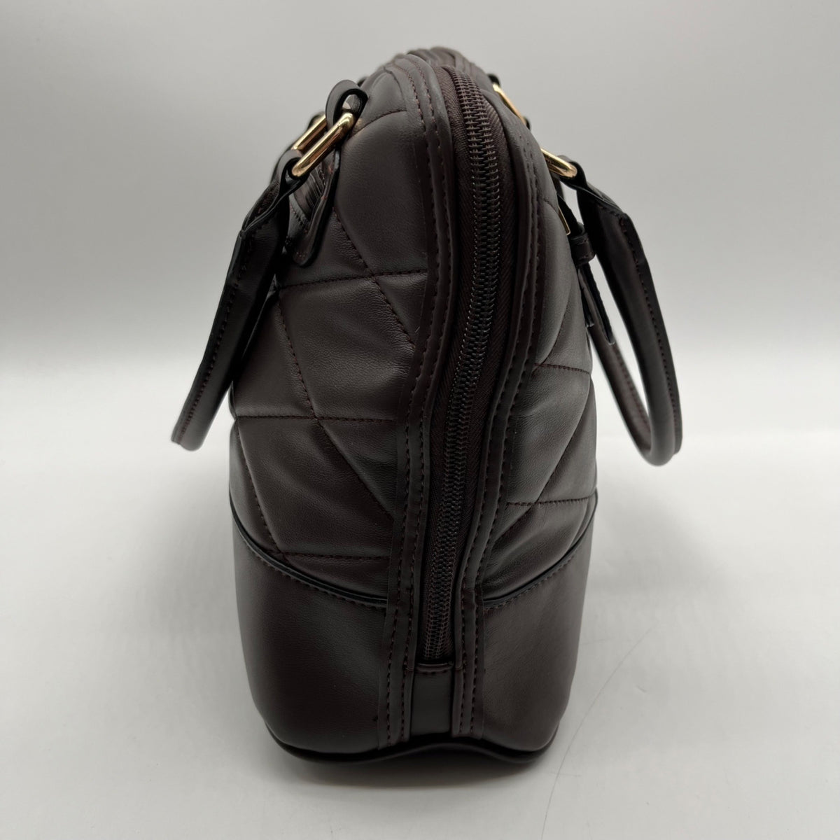 Giani Bernini BrownFaux Leather Satchel Bag