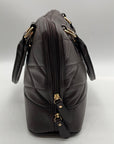 Giani Bernini BrownFaux Leather Satchel Bag