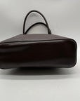 Giani Bernini BrownFaux Leather Satchel Bag