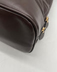 Giani Bernini BrownFaux Leather Satchel Bag