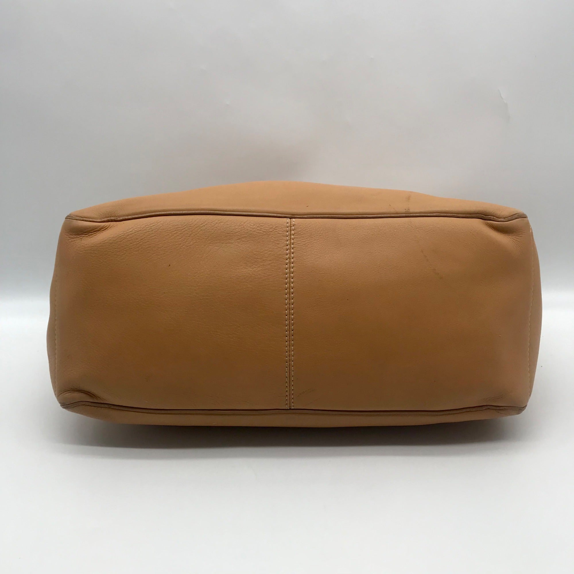 Celine Camel Calfskin Boogie Handbag