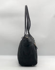 Michael Kors Black Nylon Kelsey Top Zip Tote Bag