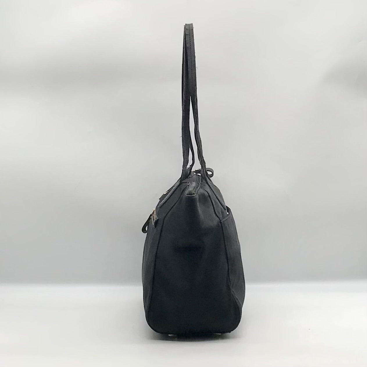 Michael Kors Black Nylon Kelsey Top Zip Tote Bag