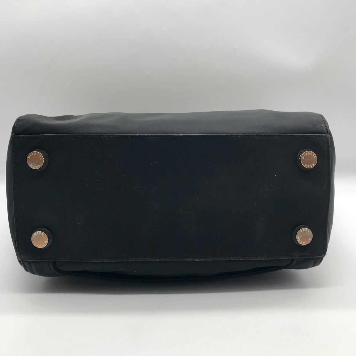 Michael Kors Black Nylon Kelsey Top Zip Tote Bag