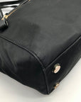 Michael Kors Black Nylon Kelsey Top Zip Tote Bag