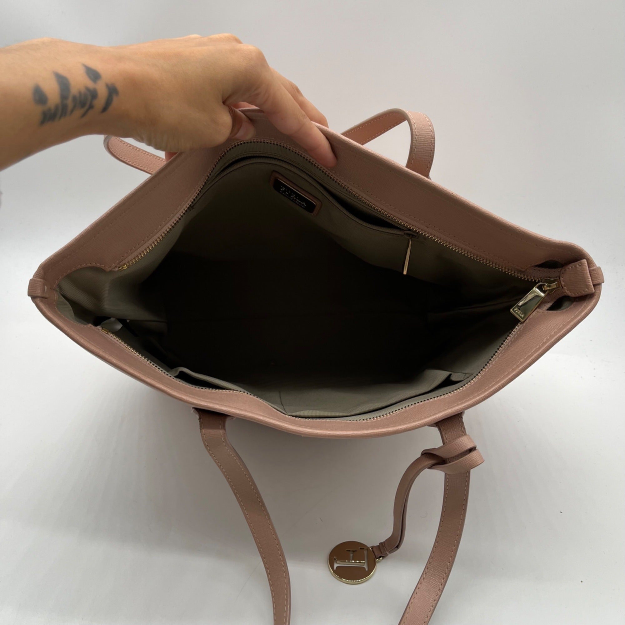 Furla Blush Pink Tote Bag