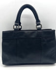 Giani Bernini Black Leather Nappa Convertible Satchel