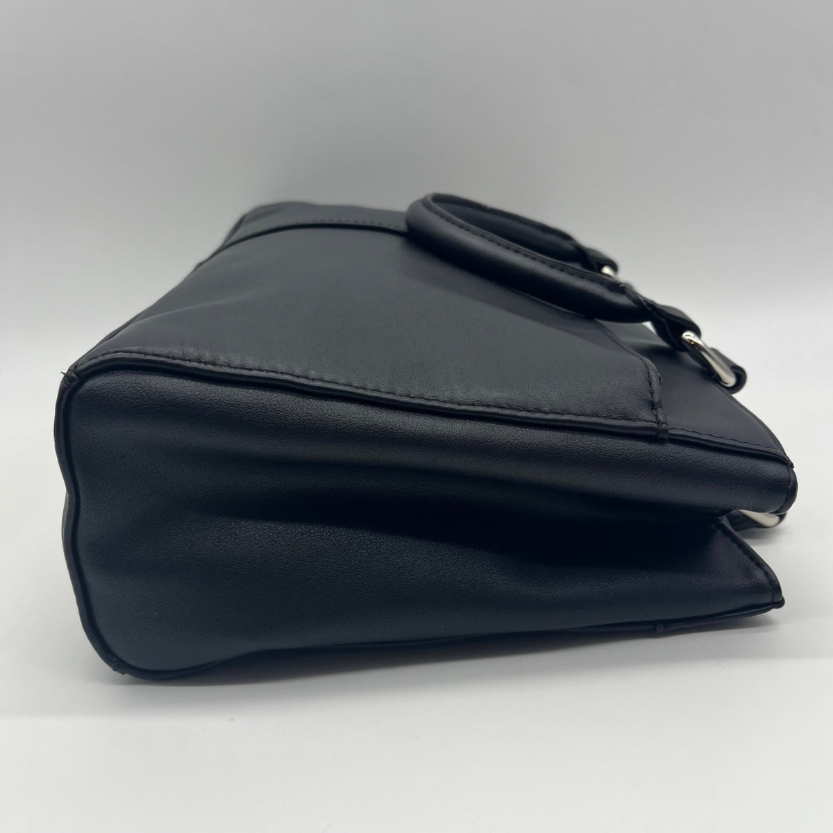 Giani Bernini Black Leather Nappa Convertible Satchel