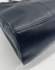 Giani Bernini Black Leather Nappa Convertible Satchel