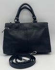 Giani Bernini Black Leather Nappa Convertible Satchel